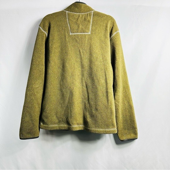 G.H. Bass & Co. Explorer Men’s Sz Large Green 1/4 Zip Mock Neck Pullover Jacket - Picture 2 of 7